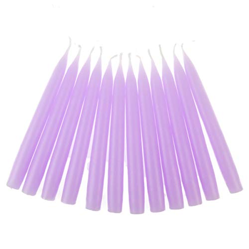 hdg Baumkerzen 12er Pack handgefertigte Kerzen aus Dänemark Ø 1,3 cm / 12 cm, Farbe:Pastel Purple hdg Baumkerzen 12er Pack handgefertigte Kerzen aus Dänemark Ø 1,3 cm / 12 cm, Farbe:Pastel Purple von hdg