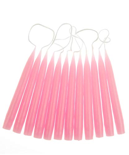 hdg Baumkerzen 12er Pack handgefertigte Kerzen aus Dänemark Ø 1,3 cm / 12 cm, Kerzen Farbe: Pastel rosa hdg Baumkerzen 12er Pack handgefertigte Kerzen aus Dänemark Ø 1,3 cm / 12 cm, Kerzen Farbe: Pastel rosa von hdg