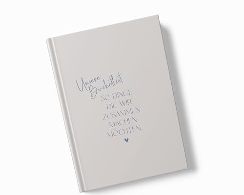 Bucket List für Paare zum selbst Ausfüllen | Unsere Bucket List | | Ausfüllbuch Bucket List | Unsere Wunschliste | Hardcover Din A5 von heeaven