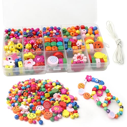 450 Stück Holzperlen zum Auffädeln, Bunte Holzperlen Kinder ab 2 3 4 Jahre, Perlen zum Auffädeln, Perlen Set mit Gesicht, Smiley, Kommt mit 1m Faden, Holz Bunte Perlen zum Armbänder Kinder DIY 450 Stück Holzperlen zum Auffädeln, Bunte Holzperlen Kinder ab 2 3 4 Jahre, Perlen zum Auffädeln, Perlen Set mit Gesicht, Smiley, Kommt mit 1m Faden, Holz Bunte Perlen zum Armbänder Kinder DIY von heedpeiur