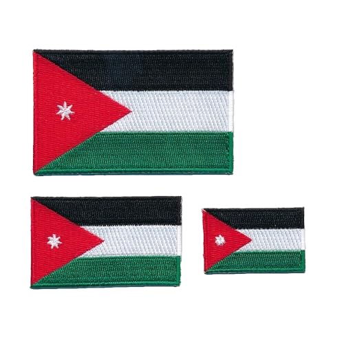 3 Königreich Jordanien Amman Flaggen Flags Patches Aufnäher Aufbügler Set 0115 3 Königreich Jordanien Amman Flaggen Flags Patches Aufnäher Aufbügler Set 0115 von hegibaer