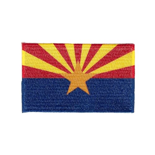 30 x 20 mm Arizona Phoenix Amerika US States Patch Aufnäher Aufbügler 101 Mini von hegibaer