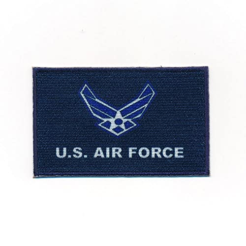 30 x 20 mm Emblem U.S. Air Force Flagge USA Patch Aufnäher Aufbügler 500 Mini von hegibaer