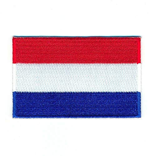 30 x 20 mm Niederlande Flagge Flag Amsterdam Patch Aufnäher Aufbügler 1000 Mini von hegibaer