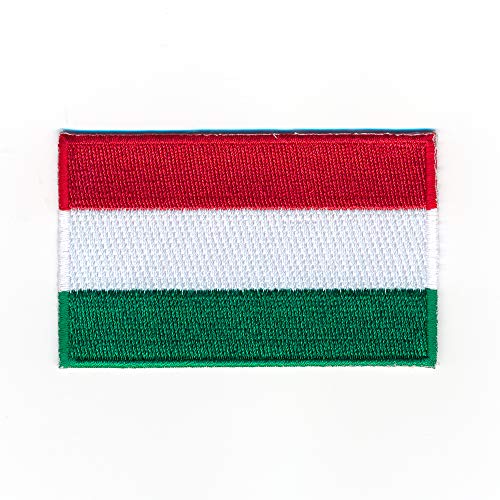 30 x 20 mm Ungarn Flagge Budapest Debrecen Flag Aufnäher Aufbügler 0920 Mini von hegibaer
