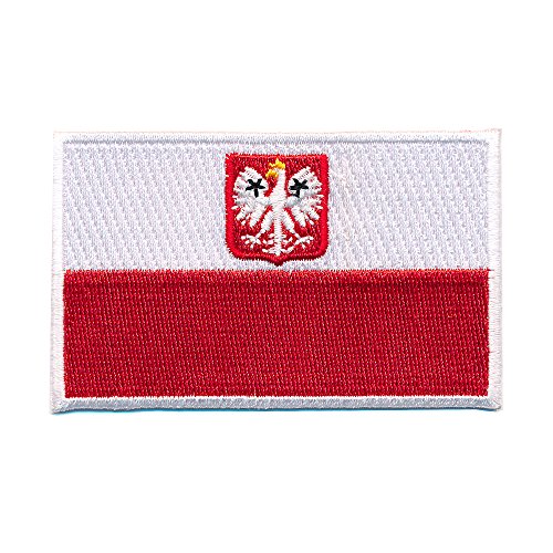 40 x 25 mm Polen Flagge Polska Poland Flag Patch Aufnäher Aufbügler 0660 A 40 x 25 mm Polen Flagge Polska Poland Flag Patch Aufnäher Aufbügler 0660 A von hegibaer