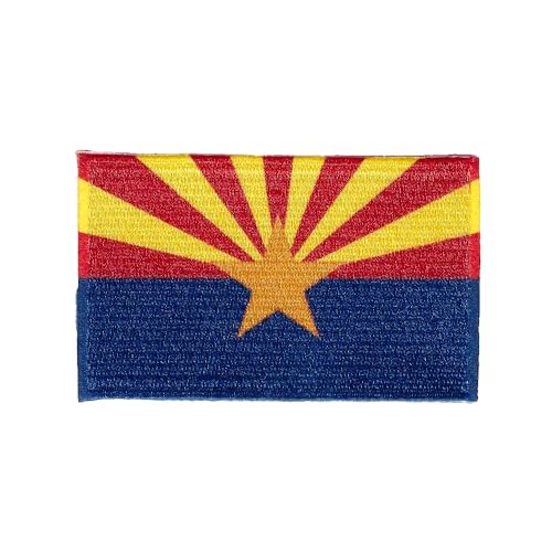 80 x 50 mm Arizona Phoenix Amerika US Bundesstaat Patch Aufnäher Aufbügler 101 X von hegibaer