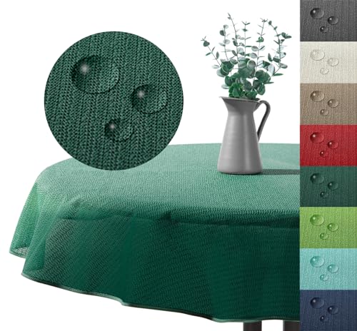 Outdoor Tischdecke Gartentischdecke wasserfest wetterbeständig rutschfest waschbar Outdoortischdecke Weichschaum Garten Balkon Camping Party Tischdeko Typ883 dunkelgrün 160x220 cm oval Outdoor Tischdecke Gartentischdecke wasserfest wetterbeständig rutschfest waschbar Outdoortischdecke Weichschaum Garten Balkon Camping Party Tischdeko Typ883 dunkelgrün 160x220 cm oval von heimtexland