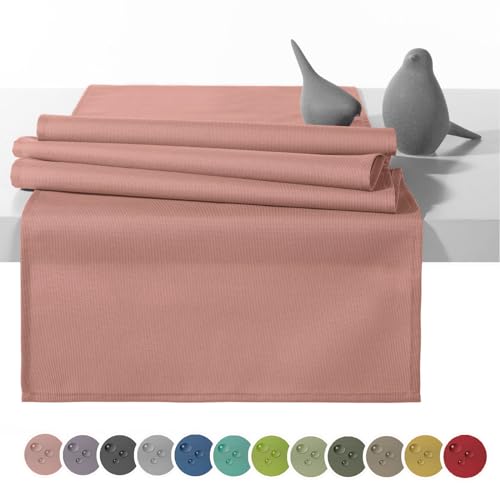 heimtexland Outdoor Tischläufer Garten Tischdecke 45x145 Tischdeko wasserabweisend wetterfest UV-beständig Typ551 Altrosa heimtexland Outdoor Tischläufer Garten Tischdecke 45x145 Tischdeko wasserabweisend wetterfest UV-beständig Typ551 Altrosa von heimtexland