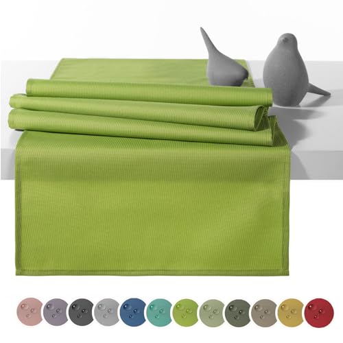 heimtexland Outdoor Tischläufer Garten Tischdecke 45x145 Tischdeko wasserabweisend wetterfest UV-beständig Typ551 Apfelgrün heimtexland Outdoor Tischläufer Garten Tischdecke 45x145 Tischdeko wasserabweisend wetterfest UV-beständig Typ551 Apfelgrün von heimtexland