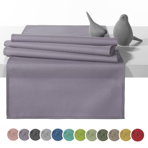 heimtexland Outdoor Tischläufer Garten Tischdecke 45x145 Tischdeko wasserabweisend wetterfest UV-beständig Typ551 Dunkelgrau heimtexland Outdoor Tischläufer Garten Tischdecke 45x145 Tischdeko wasserabweisend wetterfest UV-beständig Typ551 Dunkelgrau von heimtexland
