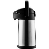 helios® Isolierkanne Pipe Edelstahl/schwarz 2,5 l von helios®