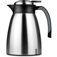 helios® Isolierkanne Snap Edelstahl/schwarz 1,0 l von helios®