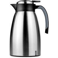 helios® Isolierkanne Snap Edelstahl/schwarz 1,5 l von helios®