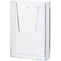 helit Wandprospekthalter transparent 1/3 DIN A4 helit Wandprospekthalter transparent 1/3 DIN A4 von helit