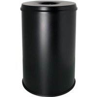 helit "the guardian" Papierkorb 30,0 l schwarz von helit