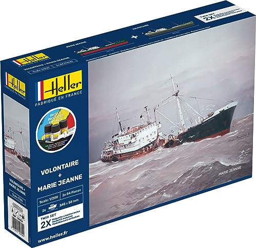 Heller 55604 STARTER KIT VOLONTAIRE + MARIE JEANNE Twinset 1/200 von Heller