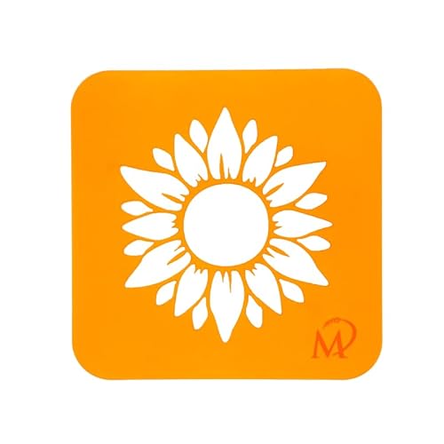 Brot-Schablone und Mehlschablone „Sonnenblume“ 95×106 mm für Sauerteig, Brot, Kuchen, Schablonen zum Dekorieren, Backzubehör, Stencil Brot-Schablone und Mehlschablone „Sonnenblume“ 95×106 mm für Sauerteig, Brot, Kuchen, Schablonen zum Dekorieren, Backzubehör, Stencil von hello sweety