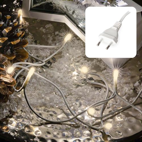 hellum Lichterkette 20 LED, 2,85m Länge, Lichterkette innen, klassisch warmweiß, <59lm, grün mit Stecker, für Weihnachtsbaum 579116 hellum Lichterkette 20 LED, 2,85m Länge, Lichterkette innen, klassisch warmweiß, <59lm, grün mit Stecker, für Weihnachtsbaum 579116 von hellum