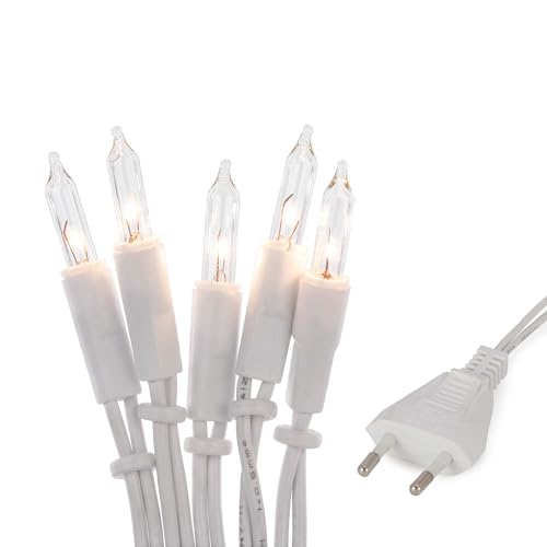 Hellum Innen Lichterkette Weihnachtsbaum mit 20 Warmweiß Lichter Weihnachtsdeko modern weißes Kabel mit Stecker 2,85m < 60 Lumen, Deko Wohnzimmer, Tannenbaum Beleuchtung, Weihnachten Dekoration 832082 Hellum Innen Lichterkette Weihnachtsbaum mit 20 Warmweiß Lichter Weihnachtsdeko modern weißes Kabel mit Stecker 2,85m < 60 Lumen, Deko Wohnzimmer, Tannenbaum Beleuchtung, Weihnachten Dekoration 832082 von hellum