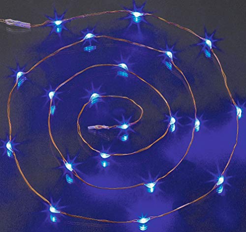 hellum Tauperlen Lichterkette mit 20 LED, blaue LED Kupferkabel Lichterkette mit Schalter, batteriebetrieben (2xAA nicht enthalten), beleuchtet 1,05 m, Deko für innen mit 20 blauen Lichtern 570724 hellum Tauperlen Lichterkette mit 20 LED, blaue LED Kupferkabel Lichterkette mit Schalter, batteriebetrieben (2xAA nicht enthalten), beleuchtet 1,05 m, Deko für innen mit 20 blauen Lichtern 570724 von hellum