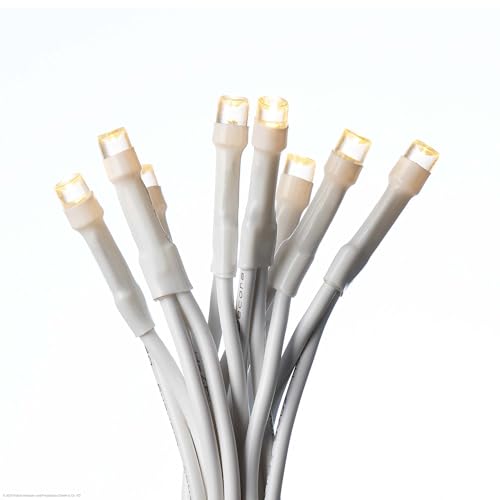 hellum 35-tlg. LED Lichterkette, Lichterkette innen mit Stecker und 35 warmweißen LEDs, mit weißem Kabel, mit beleuchteter Länge 5,1 m unter 59 lm 151688 von hellum