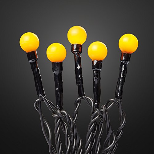 hellum Kugel Lichterkette mit Timer, LED Lichterkette innen mit 20 gelbe LED Kugeln, Partybeleuchtung beleuchtet 190cm, Batteriebetrieben indoor für Party, Gerten, Weihnachten Dekoration, 521221 hellum Kugel Lichterkette mit Timer, LED Lichterkette innen mit 20 gelbe LED Kugeln, Partybeleuchtung beleuchtet 190cm, Batteriebetrieben indoor für Party, Gerten, Weihnachten Dekoration, 521221 von hellum