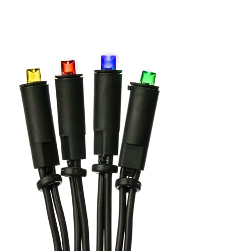 hellum LED-Lichterkette innen, 220V strombetrieben Lichterkette bunt 20er LEDs, beleuchtete Länge 2,85m, Kabel grün Wohnzimmer DIY Dekoration Weihnachtsbaum IP20 Stecker für Innen 150308 hellum LED-Lichterkette innen, 220V strombetrieben Lichterkette bunt 20er LEDs, beleuchtete Länge 2,85m, Kabel grün Wohnzimmer DIY Dekoration Weihnachtsbaum IP20 Stecker für Innen 150308 von hellum