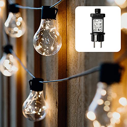 hellum LED Party Lichterkette außen, Lichterkette Glühbirnen warmweiß mit 10 Lampen, beleuchtete Länge 4,5m, 59 lm Partybeleuchtung Zimmer Garten Balkon Party Innen und Außen 577884 hellum LED Party Lichterkette außen, Lichterkette Glühbirnen warmweiß mit 10 Lampen, beleuchtete Länge 4,5m, 59 lm Partybeleuchtung Zimmer Garten Balkon Party Innen und Außen 577884 von hellum