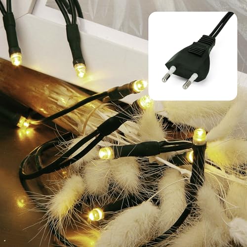 hellum Lichterkette 20 LED, 2,85m Länge, Lichterkette innen, klassisch warmweiß, <59lm, grün mit Stecker, für Weihnachtsbaum 579321 hellum Lichterkette 20 LED, 2,85m Länge, Lichterkette innen, klassisch warmweiß, <59lm, grün mit Stecker, für Weihnachtsbaum 579321 von hellum