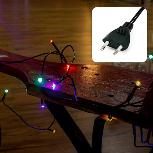 hellum Lichterkette 35 LED, 5,10m Länge, Lichterkette innen, klassisch warmweiß, <59lm, grün mit Stecker, für Weihnachtsbaum 151015 hellum Lichterkette 35 LED, 5,10m Länge, Lichterkette innen, klassisch warmweiß, <59lm, grün mit Stecker, für Weihnachtsbaum 151015 von hellum
