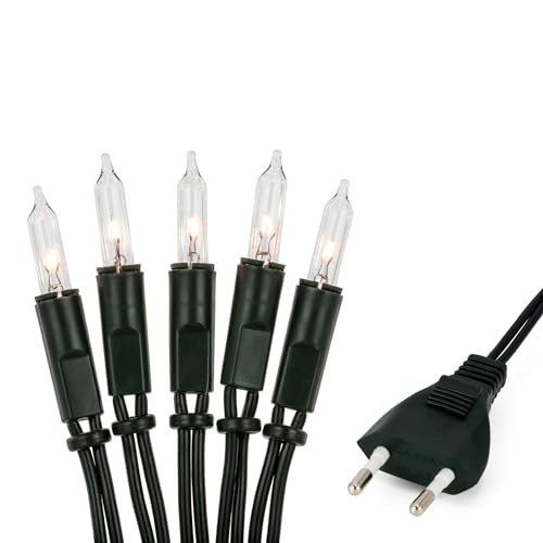 hellum Lichterkette innen 50 Lichter, Lichterkette innen mit Stecker, klare warme Lichter, 7,35m beleuchtete Länge <59 Lumen 151824 hellum Lichterkette innen 50 Lichter, Lichterkette innen mit Stecker, klare warme Lichter, 7,35m beleuchtete Länge <59 Lumen 151824 von hellum