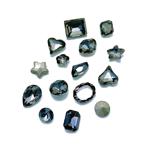 30 Stück/Set, modische Kristall-Nagelkunst, Schmuck, Kristall, 3D-Diamant-Strasssteine, Nageldekoration, Nagelverzierungen, Nagelakzente von hero-s