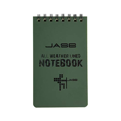 hetuioiyster Notebook All Weather Wasserdichtes Schreibpapier Notizbuch Militär Outdoor Camping Notizbuch von hetuioiyster