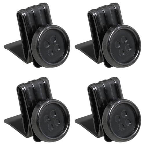 Heyous Hosenträgerknöpfe aus Metall, 4 Stück, Schnallenclips, Bekleidungszubehör, geeignet für Arbeitshosen, Hüte, DIY, handgefertigt Heyous Hosenträgerknöpfe aus Metall, 4 Stück, Schnallenclips, Bekleidungszubehör, geeignet für Arbeitshosen, Hüte, DIY, handgefertigt von heyous