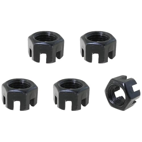 Heyous Sechskantmuttern aus Karbonstahl, M14 x 1,5 mm, schwarz, für Radlager, mechanische Ausrüstung, Möbelbeschläge, 5 Stück Heyous Sechskantmuttern aus Karbonstahl, M14 x 1,5 mm, schwarz, für Radlager, mechanische Ausrüstung, Möbelbeschläge, 5 Stück von heyous