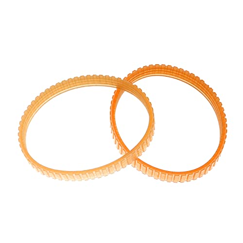 heyous 5 Stück Hobel-Antriebsriemen für Makita 1900B BKP180 KP0080 KP0810 Elektrowerkzeuge Ersatzteile, Orange Elektrohobel Zubehör von heyous
