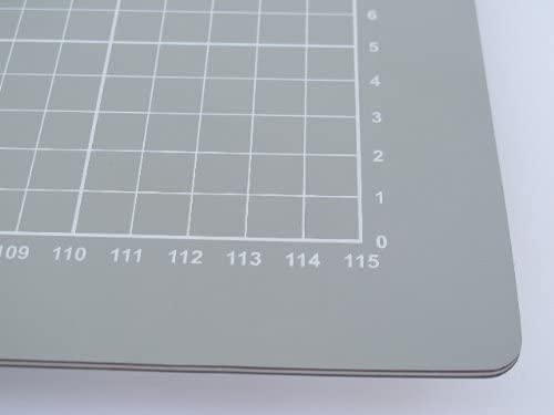 Selbstheilende Schneidematte 1,50x1m, grau mit einseitigem Raster – Schneidematte Großformat, Schneidematte für Werbetechnik, Architektur, Modellbau Selbstheilende Schneidematte 1,50x1m, grau mit einseitigem Raster – Schneidematte Großformat, Schneidematte für Werbetechnik, Architektur, Modellbau von hf hajo - fix Magnet- | Klebe- | Schneideprodukte
