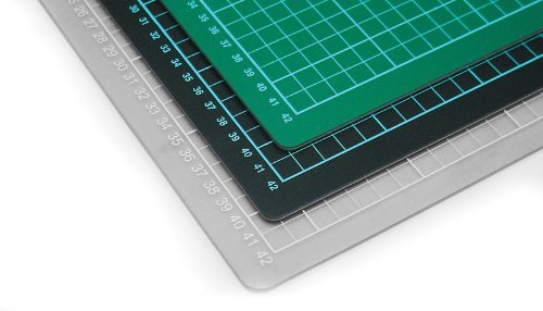 Selbstheilende Schneidematte 1,50x1m, schwarz mit einseitigem Raster – Schneidematte Großformat, Schneidematte für Werbetechnik, Architektur, Modellbau von hf hajo - fix Magnet- | Klebe- | Schneideprodukte