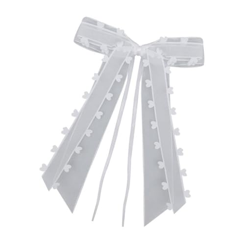 hgnxa 30 Stück Weiße Schleife Auto Bowknot mit Herzen Weiß Herz Bowknots für funktionelle Hochzeit Fahrzeug und Versammlungen Kleid von hgnxa