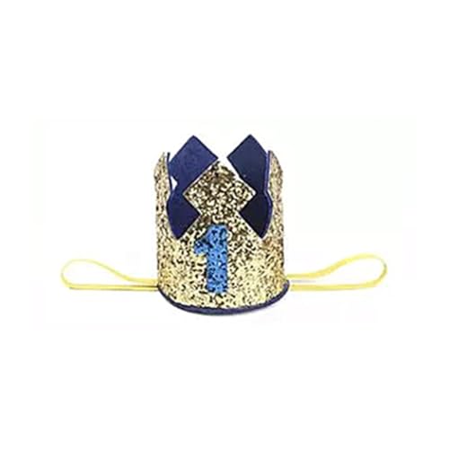 hgnxa Creative-Shiny Film Geburtstag Dekoration Stirnband Kinder Party Hut Prinzessin Mädchen Regenbogen Zubehör von hgnxa
