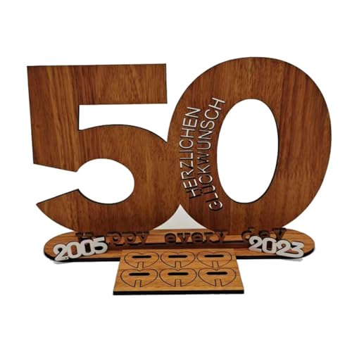 hgnxa Geburtstag Geld Holz Deko Ornament Tischdekoration für Zuhause Schlafzimmer Schlafsaal Party Dekoration hgnxa Geburtstag Geld Holz Deko Ornament Tischdekoration für Zuhause Schlafzimmer Schlafsaal Party Dekoration von hgnxa