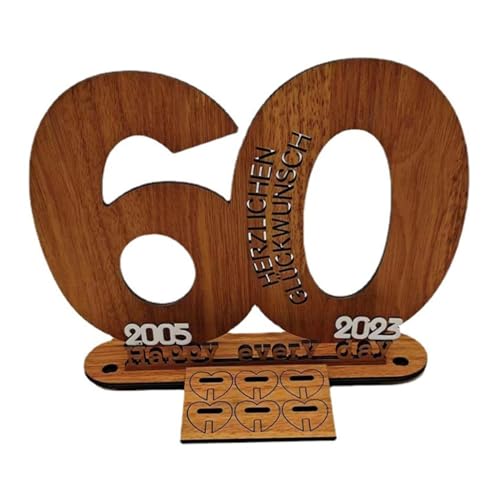 hgnxa Geburtstag Geld Holz Deko Ornament Tischdekoration für Zuhause Schlafzimmer Schlafsaal Party Dekoration hgnxa Geburtstag Geld Holz Deko Ornament Tischdekoration für Zuhause Schlafzimmer Schlafsaal Party Dekoration von hgnxa