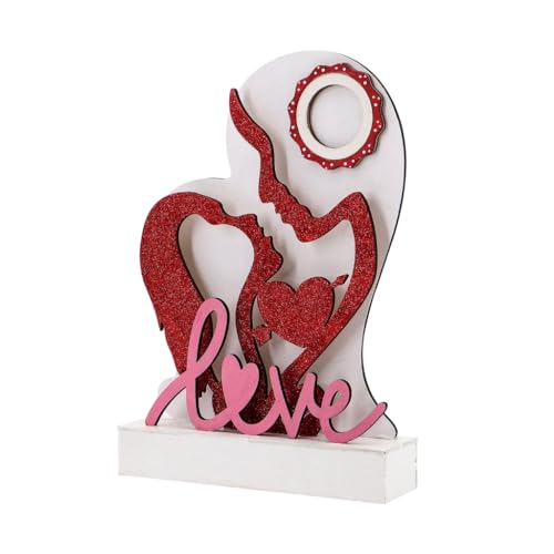 hgnxa Holz-Valentinstag-Ornament, Kuss, Paar, Statue, Dekoration, handgefertigt, Hochzeitsdekoration, kreative Desktop-Heimdekoration hgnxa Holz-Valentinstag-Ornament, Kuss, Paar, Statue, Dekoration, handgefertigt, Hochzeitsdekoration, kreative Desktop-Heimdekoration von hgnxa