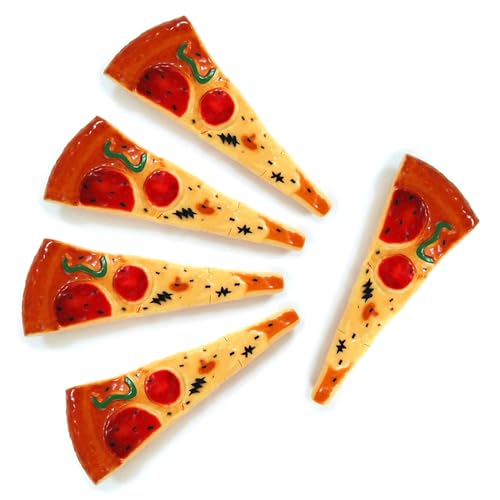 hgnxa Kugelschreiber in Pizza-Form mit Aufkleber, schwarz, glattes Schreiben, Schulbedarf, perfekt für Lehrer, Studenten und Büro, 5 Stück hgnxa Kugelschreiber in Pizza-Form mit Aufkleber, schwarz, glattes Schreiben, Schulbedarf, perfekt für Lehrer, Studenten und Büro, 5 Stück von hgnxa