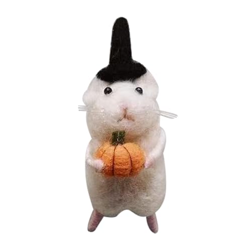 hgnxa Maus Halloween Ornament Handgemachte Nadelfilz Maus Puppen für Weihnachten Party Festival Home Decor hgnxa Maus Halloween Ornament Handgemachte Nadelfilz Maus Puppen für Weihnachten Party Festival Home Decor von hgnxa