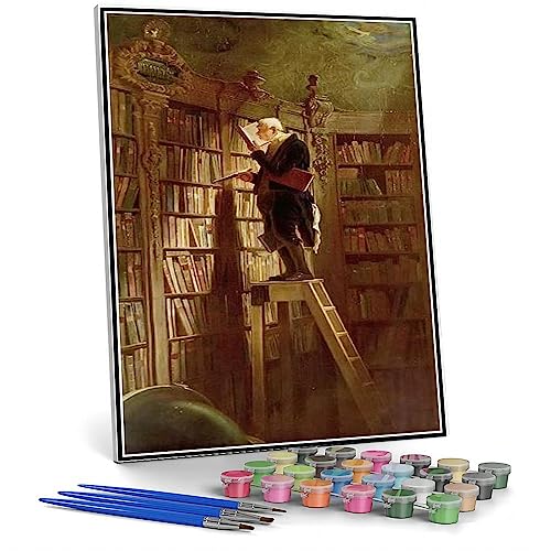 Malen nach Zahlen für Erwachsene Der Buchwurm Gemälde von Carl Spitzweg DIY Ölgemälde Malen nach Zahlen Kits Malen nach Zahlen für Erwachsene Der Buchwurm Gemälde von Carl Spitzweg DIY Ölgemälde Malen nach Zahlen Kits von hhydzq