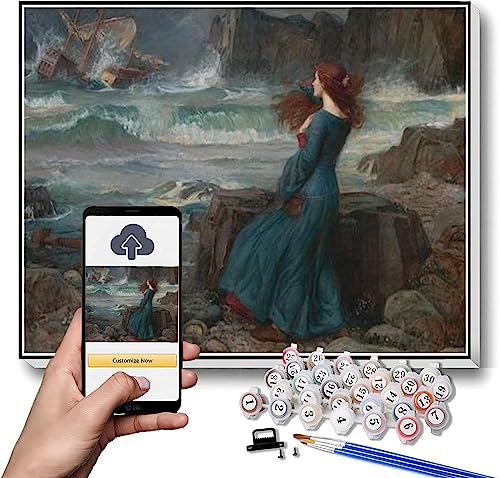 Malen nach Zahlen für Erwachsene Miranda Gemälde von John William Waterhouse DIY Ölgemälde Malen nach Zahlen Kits Malen nach Zahlen für Erwachsene Miranda Gemälde von John William Waterhouse DIY Ölgemälde Malen nach Zahlen Kits von hhydzq
