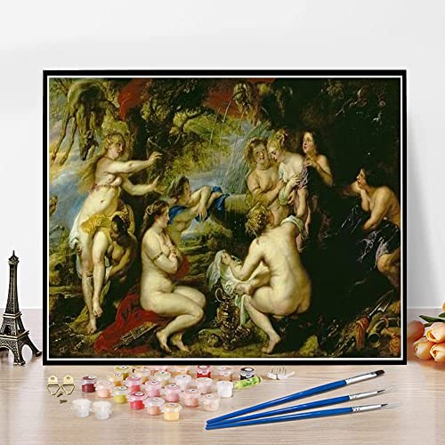 Malen nach Zahlen für erwachsene Diana und Callisto Malen von Peter Paul Rubens Malen nach Zahlen Kit auf Leinwand für Anfänger von hhydzq