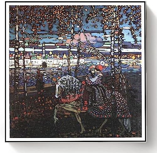 Zahlen Malen für Erwachsene Paar Reiten Malen von Wassily Kandinsky DIY Malen nach Zahlen Kits auf Leinwand Zahlen Malen für Erwachsene Paar Reiten Malen von Wassily Kandinsky DIY Malen nach Zahlen Kits auf Leinwand von hhydzq